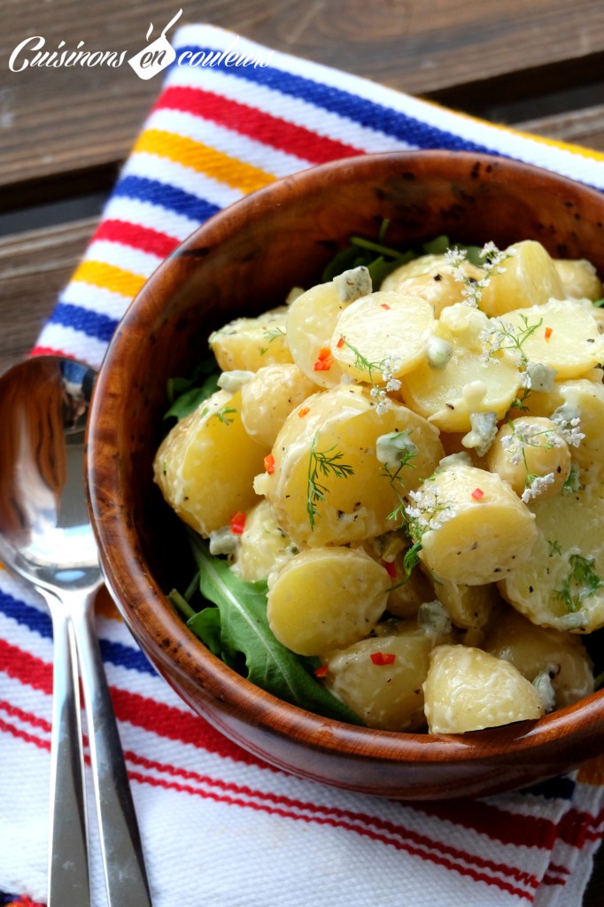 Salade facile de pommes de terre au citron confit