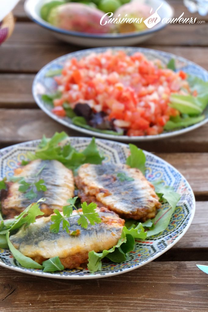 Sardines a la chermoula