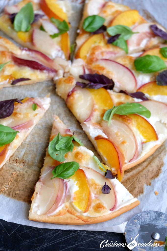 pizza-sucree-salee-aux-peches