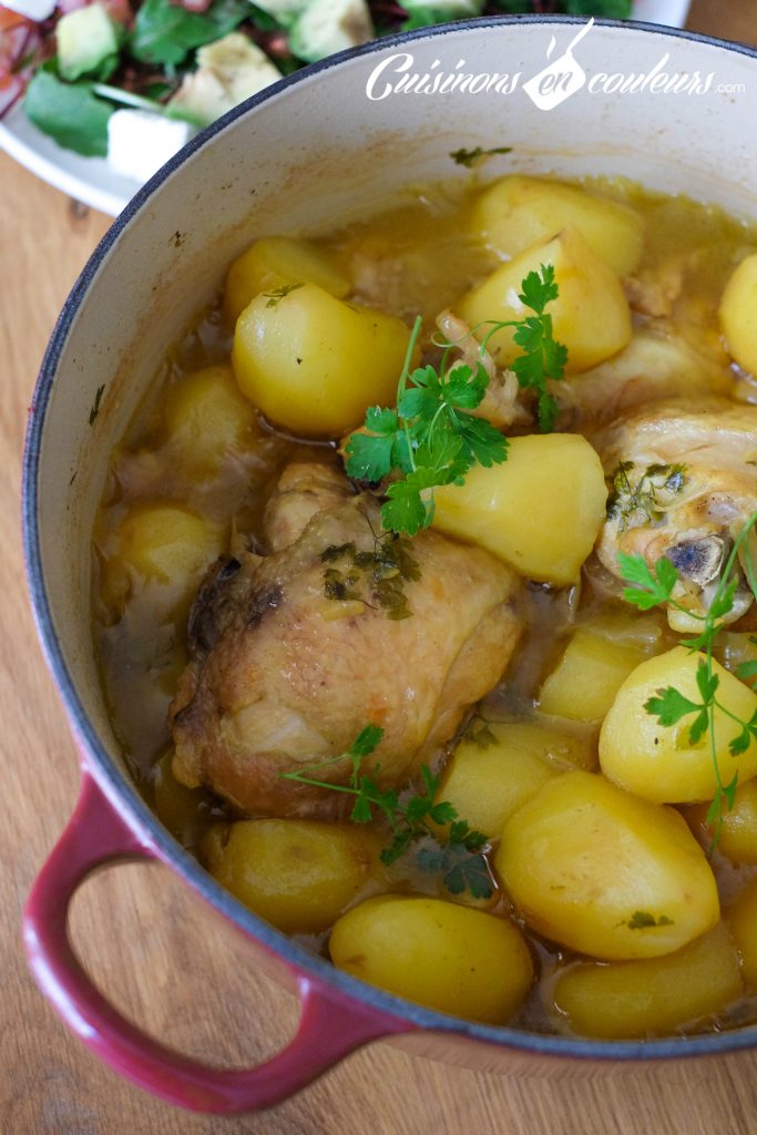 Tajine-de-veau-et-pommes-de-terre-683x1024 - Tajine de poulet express aux pommes de terre