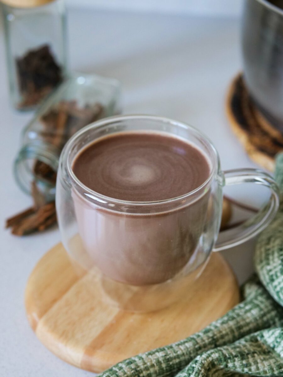 Chocolat chaud aux épices de Noël