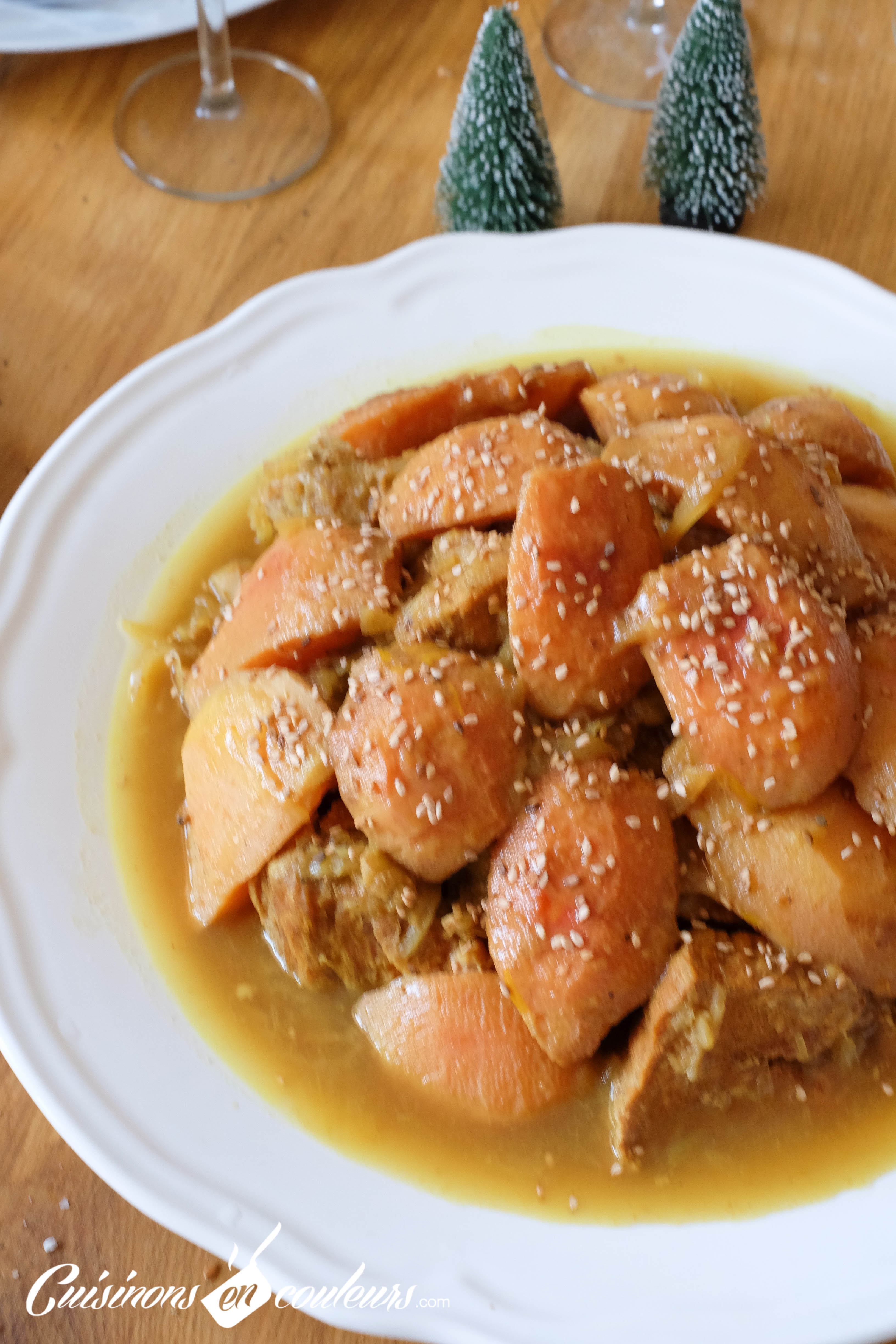 Tajine de veau aux coings