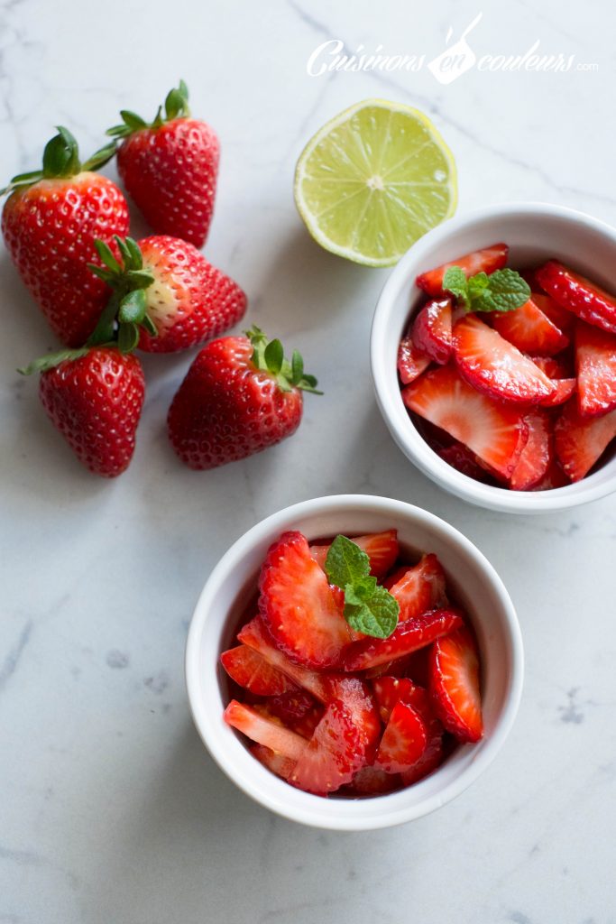 salade de fraises