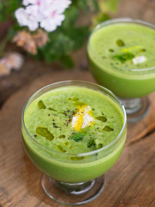 gaspacho de petits pois