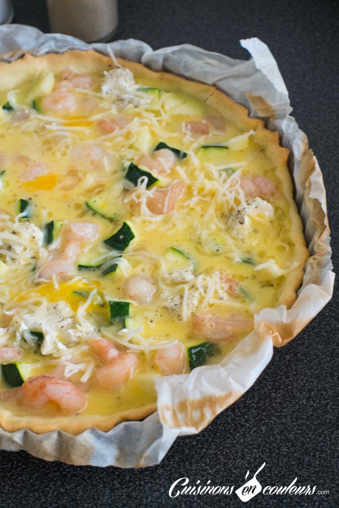 Quiche-crevettes-et-courgettes-2-683x1024 - Quiche aux crevettes et aux courgettes