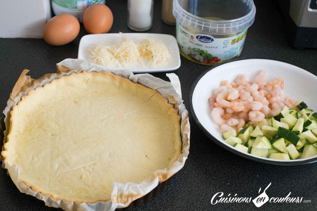 Quiche-crevettes-et-courgettes-3-1024x683 - Quiche aux crevettes et aux courgettes