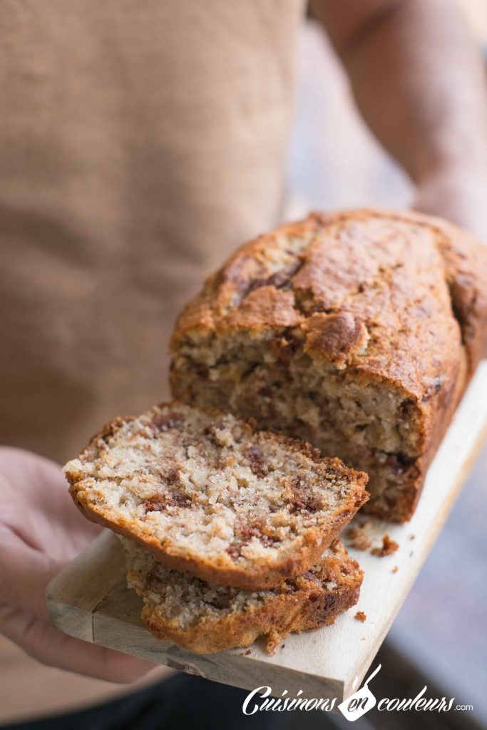 Banana-Bread-6-683x1024 - Banana bread aux éclats de chocolat