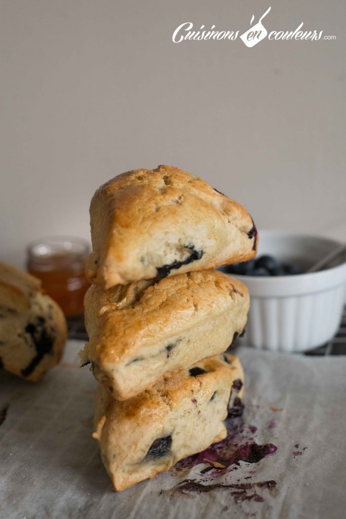 Scones-aux-myrtilles-18-683x1024 - Scones aux myrtilles, allégés en matières grasses