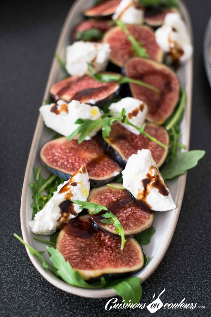 Salade-figues-et-burrata-9-683x1024 - Salade de figues, burrata et roquette