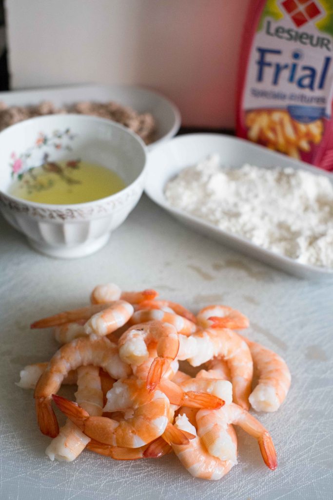 Crevettes panées à la poudre de saté - La cuisine de Gail