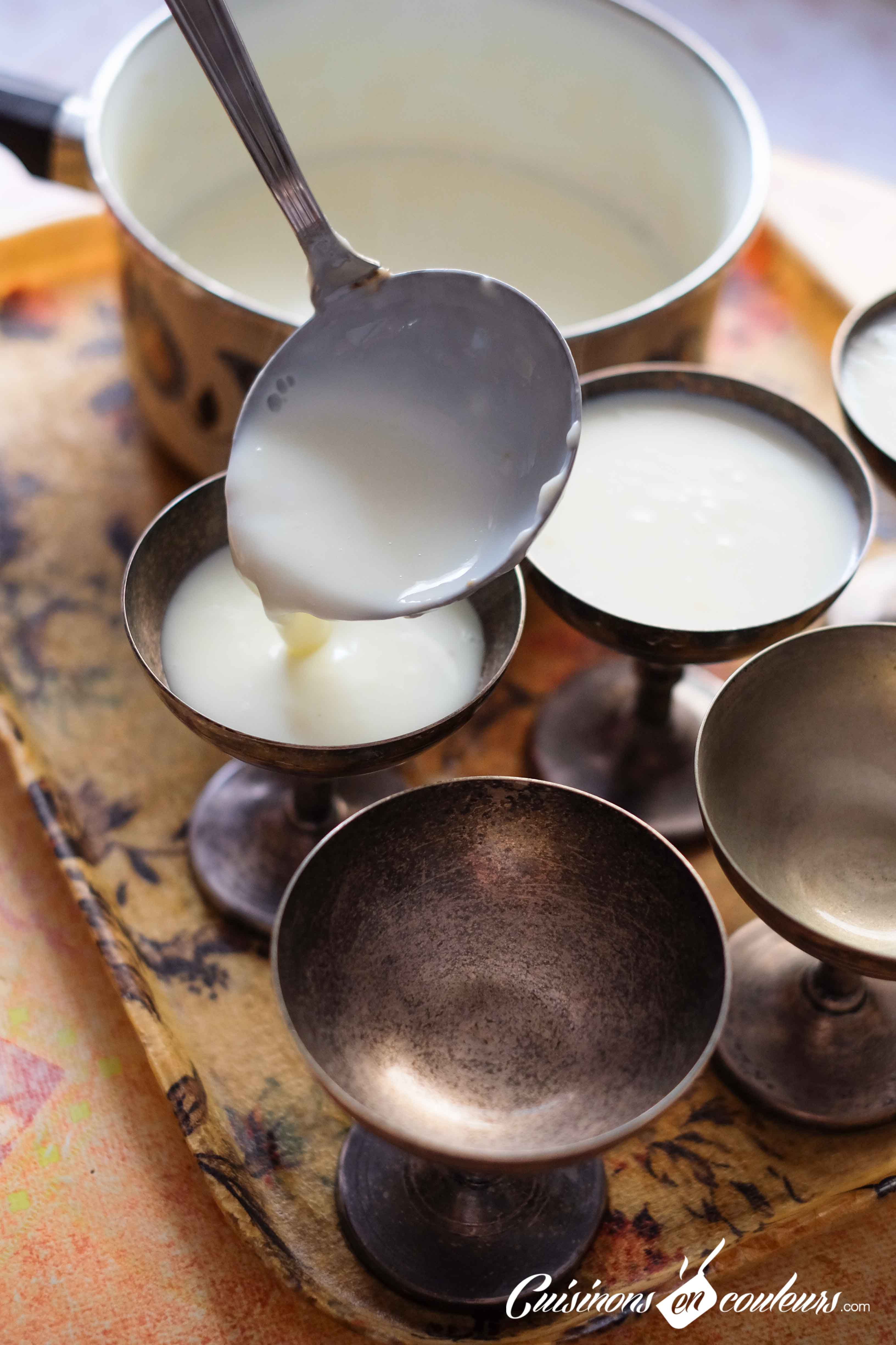 Mhalabia, la panna cotta orientale - Cuisinons En Couleurs