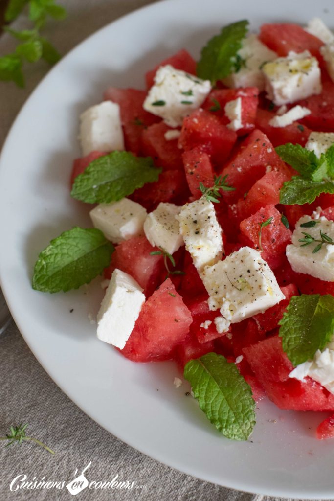 Salade-pasteque-7-683x1024 - Salade de pastèque à la feta