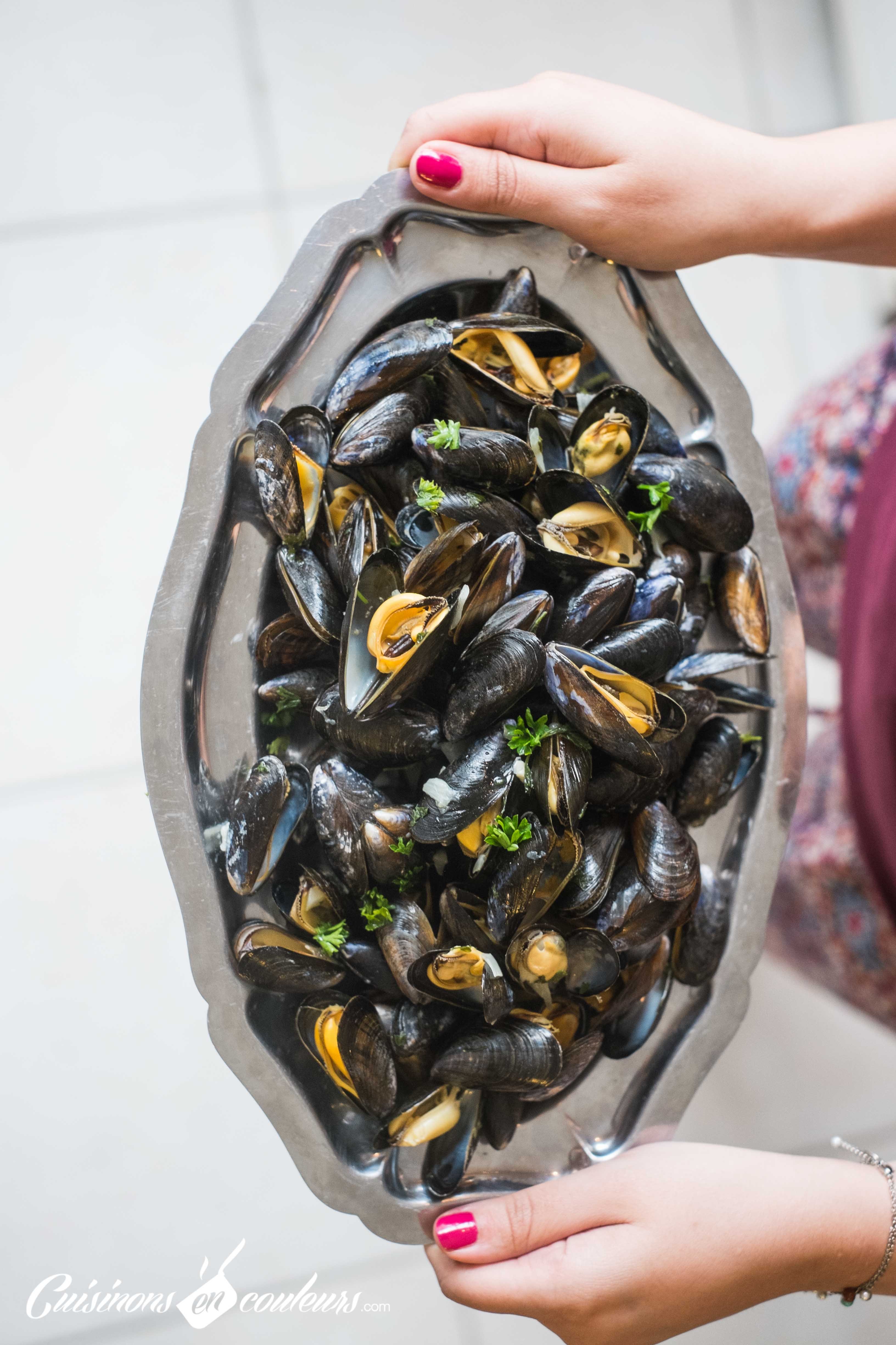 Moules en persillade