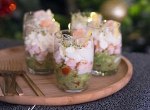 Verrines crevette citron confit avocat-8