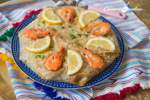 Pastilla au poisson et aux fruits de mer