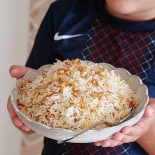 Riz aux cheveux d&rsquo;ange, &agrave; la libanaise