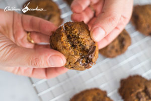 Cookies fondants au chocolat et Tahiné