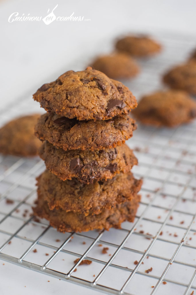 Cookies-5-683x1024 - Cookies fondants au chocolat et Tahiné