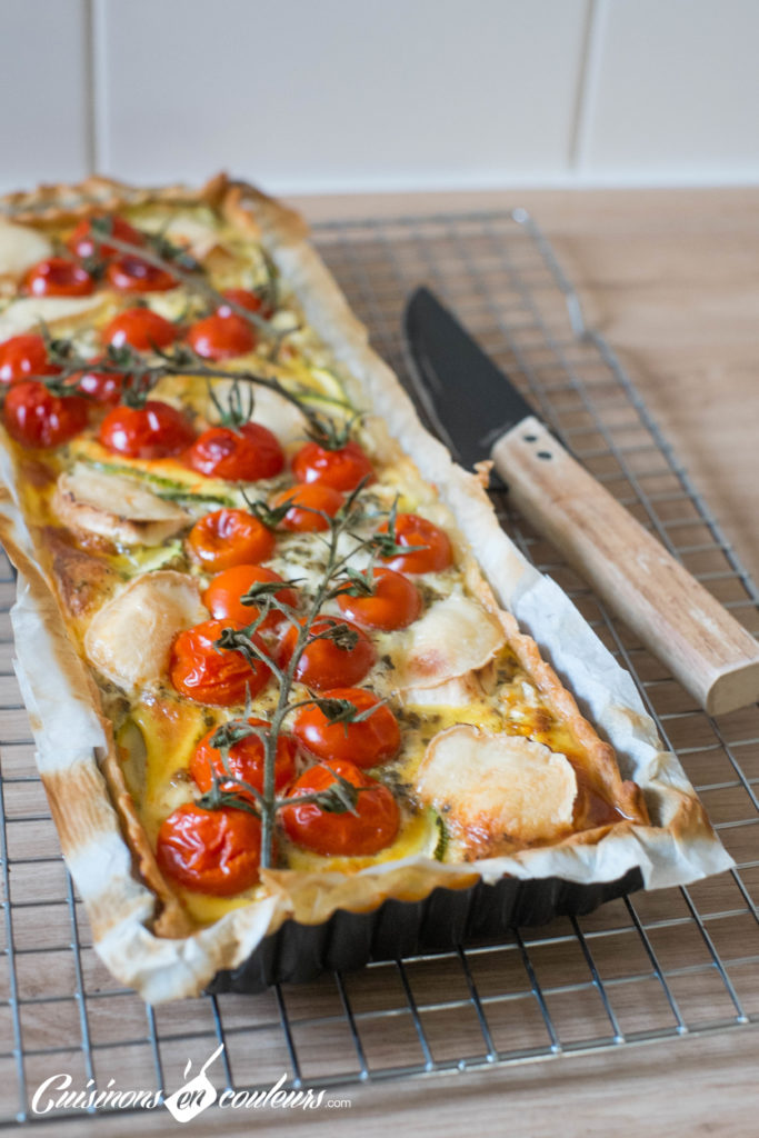 quiche aux tomates