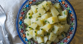 Salade de pommes de terre à la marocaine
