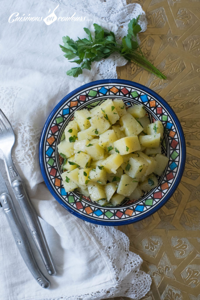 salade-pomme-de-terre-2-683x1024 - Top 15 des salades marocaines