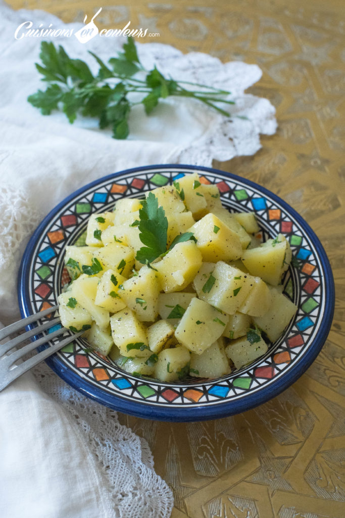 salade-pomme-de-terre-3-683x1024 - Salade de pommes de terre à la marocaine