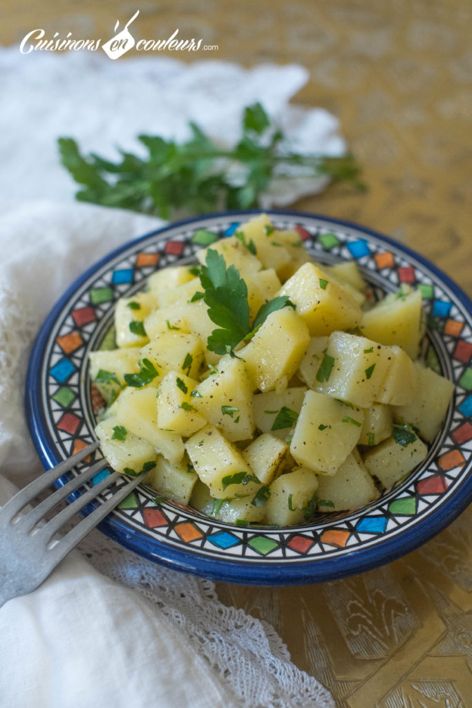 salade-pomme-de-terre-5-683x1024 - Salade de pommes de terre à la marocaine