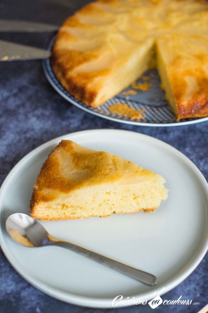 gateau-renverse-poire-8-683x1024 - Gâteau renversé aux poires