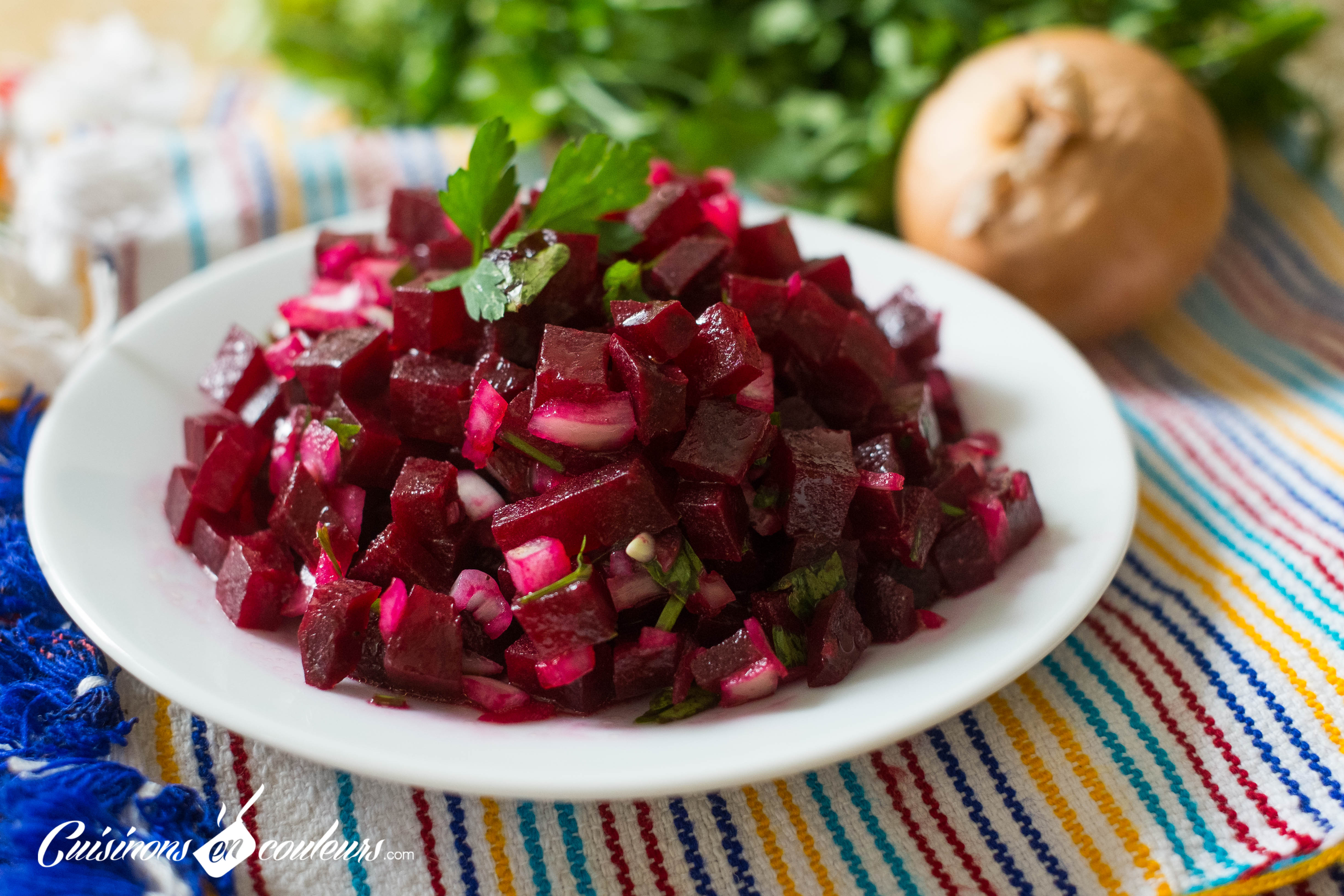 Salade de betterave à la marocaine - Cuisinons En Couleurs