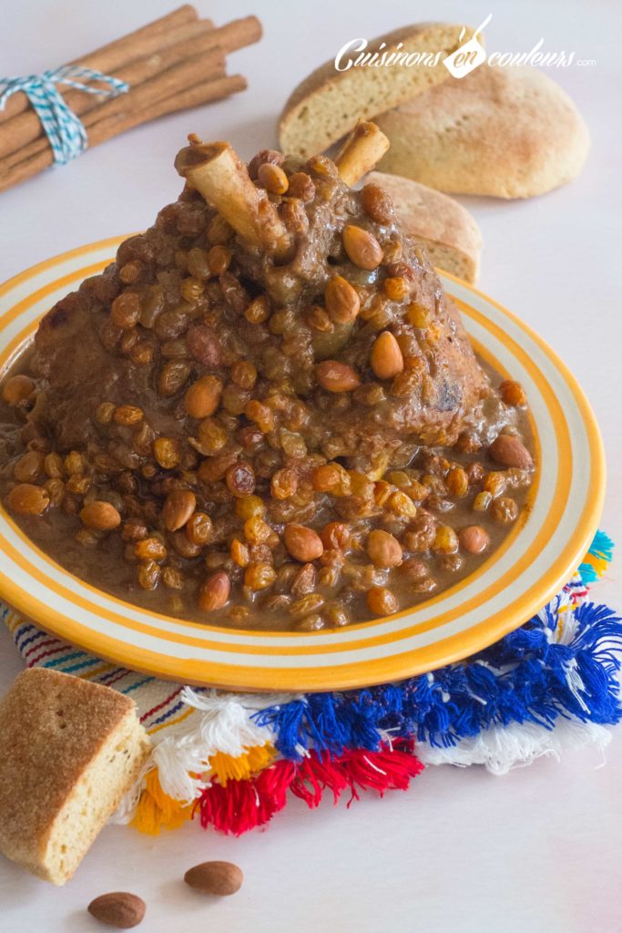 Mrouzia-facile-11-683x1024 - Mrouzia, tajine d'agneau aux raisins secs