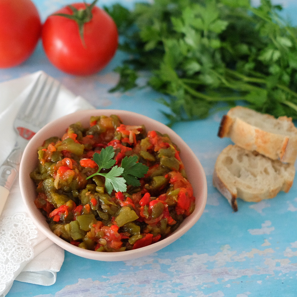 8-Salade-de-poivrons-et-tomates-grille%CC%81es - Méchouia, salade de poivrons et tomates grillés