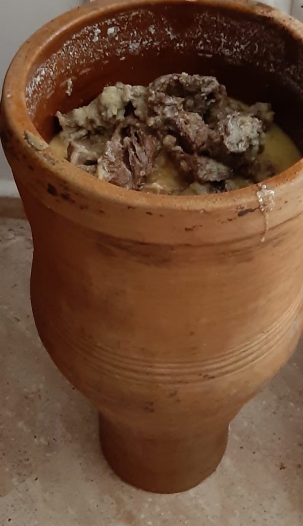 Préparation traditionnelle de l'khliî, viande séchée marocaine Cuisinons En Couleurs