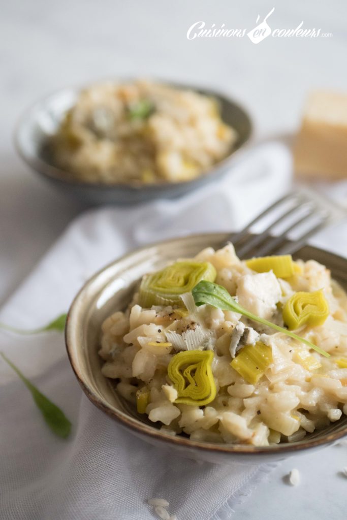 risotto-poireaux-2-683x1024 - Risotto aux poireaux et au gorgonzola