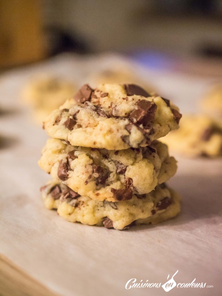 Cookies-2-768x1024 - Cookies aux pépites de chocolat façon Levain Bakery