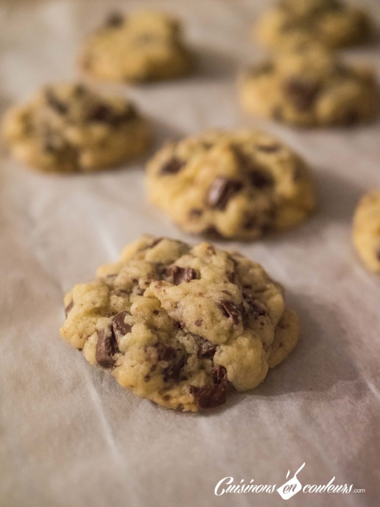 Cookies-3-768x1024 - Cookies aux pépites de chocolat façon Levain Bakery