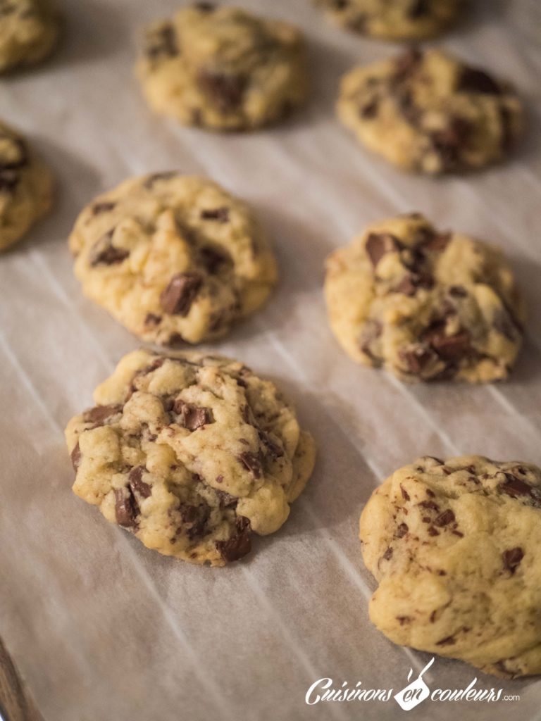 Cookies-4-768x1024 - Cookies aux pépites de chocolat façon Levain Bakery