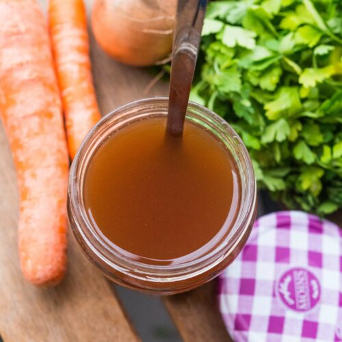 Bouillon de légumes maison