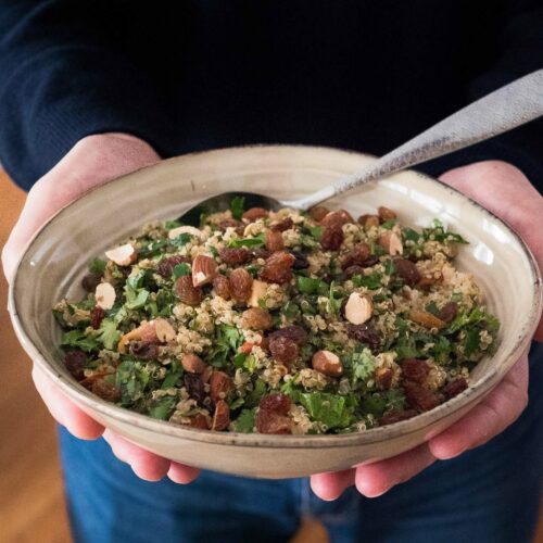 Taboulé d’hiver au quinoa et aux herbes