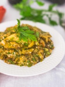 Zaalouk d’aubergines à la chermoula
