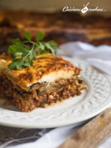 Moussaka, gratin d’aubergines