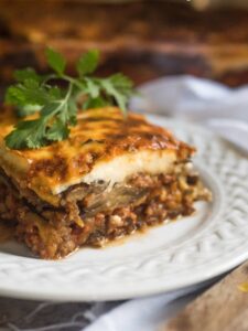Moussaka, gratin d’aubergines