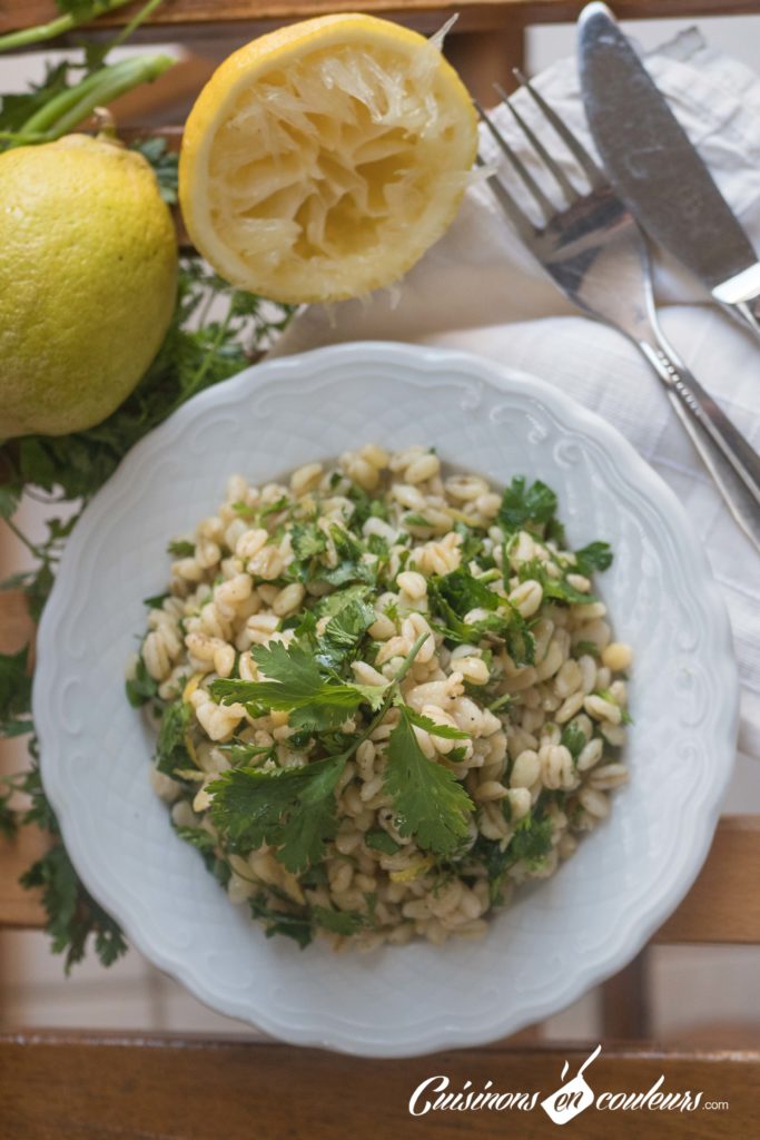 salade-ble-dur-citron-7-683x1024 - Salade de blé dur au citron et aux herbes