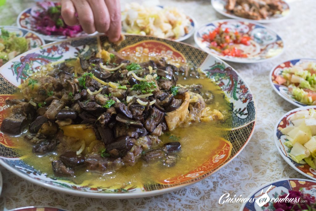 Tajine de boeuf aux aubergines Cuisinons En Couleurs