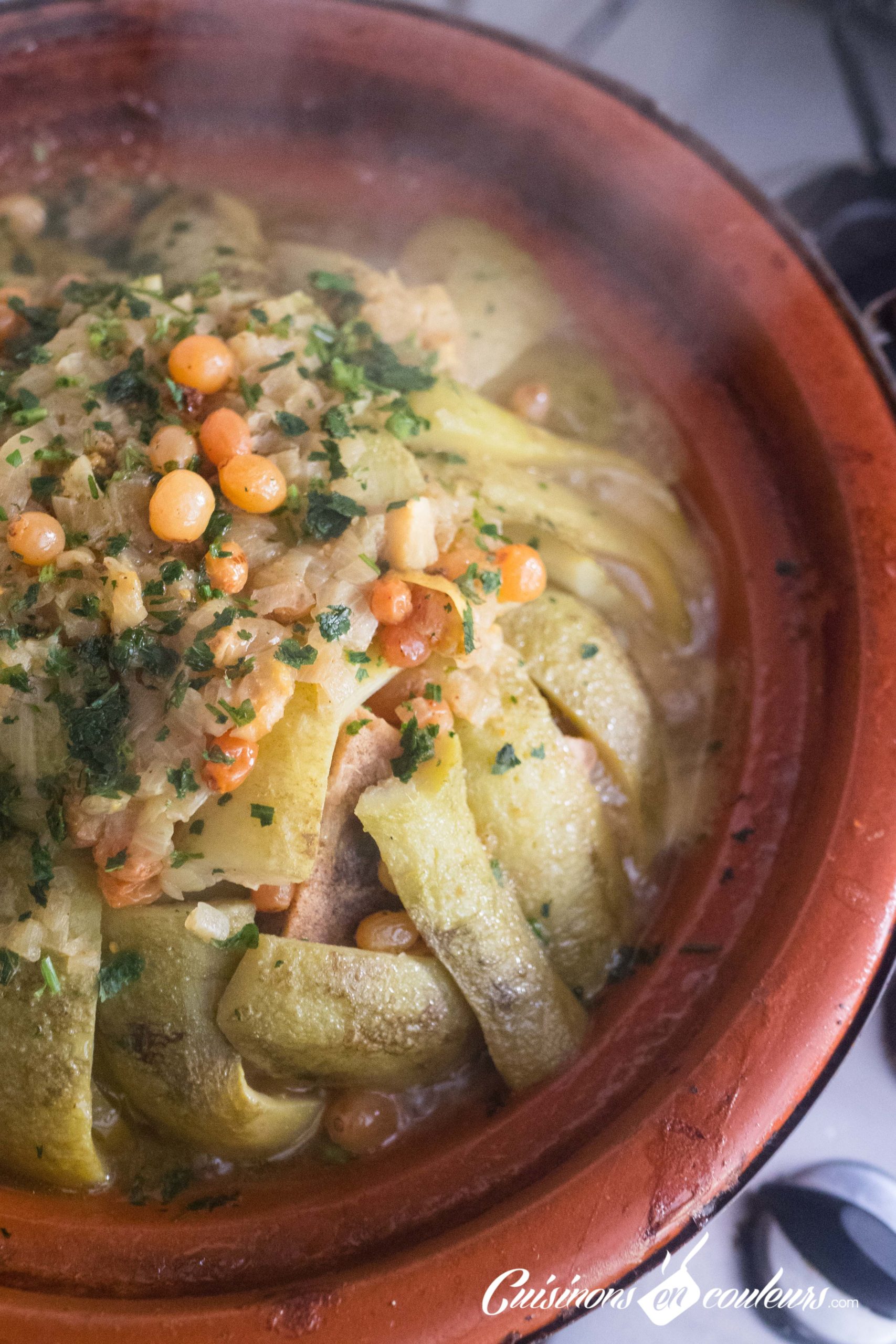 Tajine de courgettes slaoui Cuisinons En Couleurs