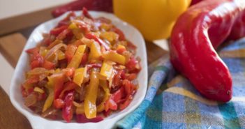 Poêlée de poivrons à la sauce soja