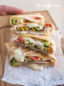 Burritos à l’Emmental et au jambon de dinde