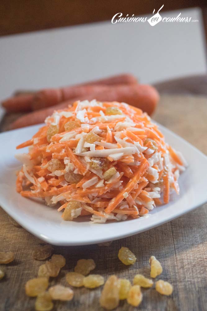 coleslaw-vanille - Coleslaw à la vanille (salade de carottes et chou blanc)