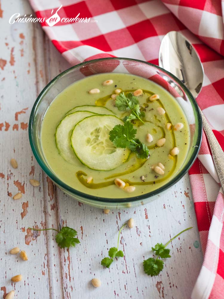 Soupe-froide-concombre-et-avocat-5 - Soupe froide d'avocat et concombre