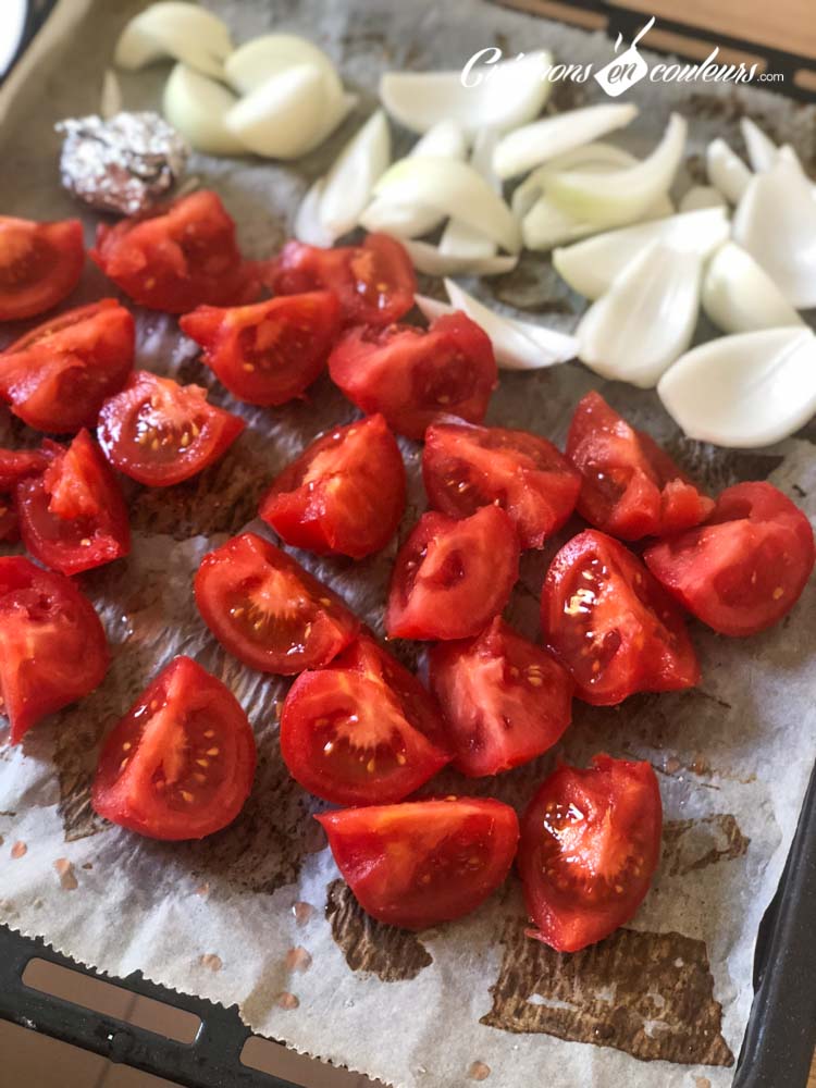 soupe froide de tomates