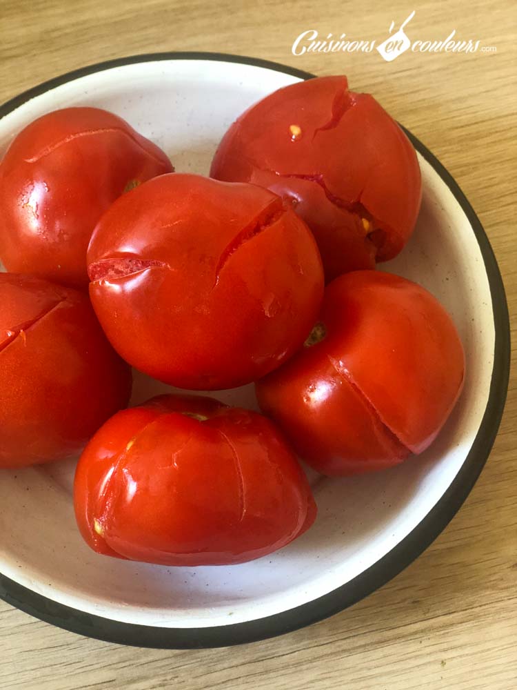 Soupe-froide-de-tomates-et-oignons-rôtis - Soupe froide de tomates et oignons rôtis